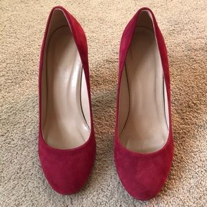 J. Crew block heel pumps